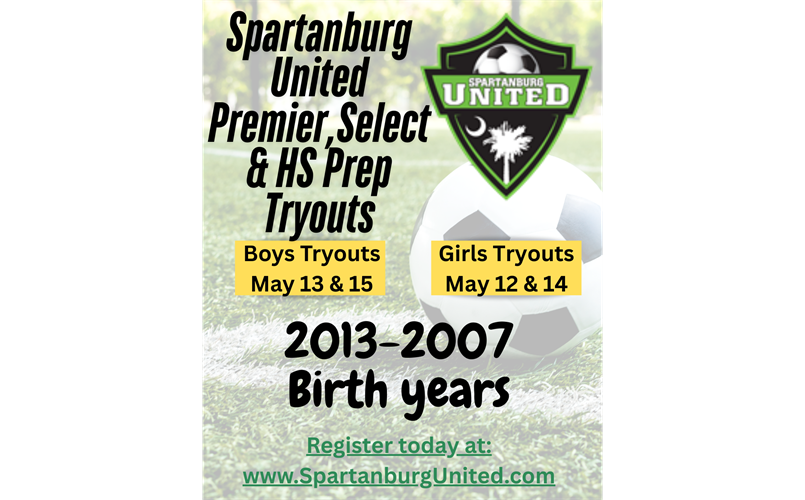 Premier, Select, & HS Prep Tryouts