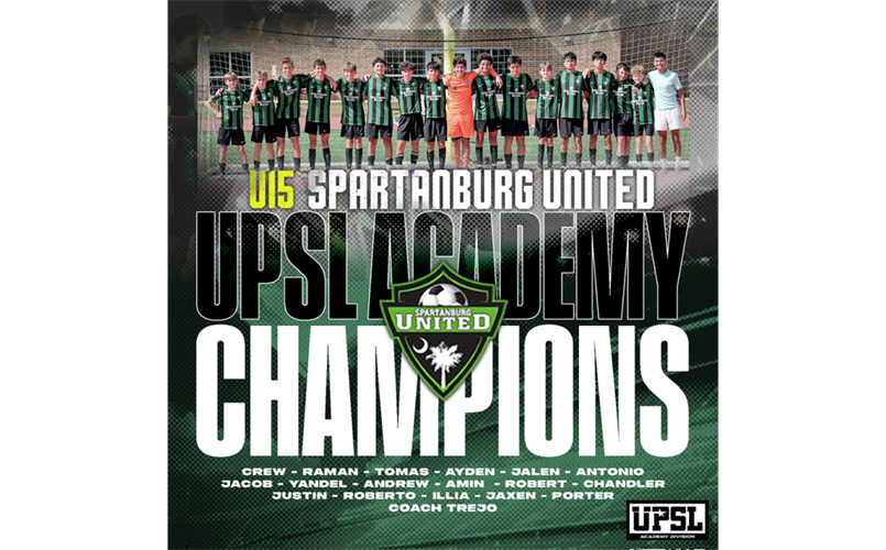 UPSL U15 Season CHAMPIONS